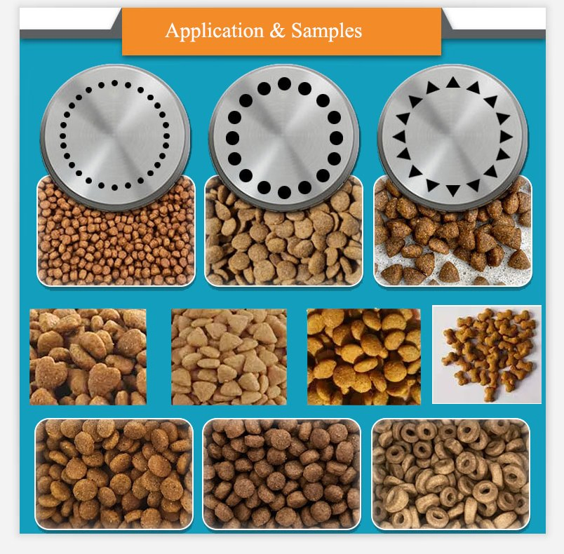 Automatic Dry Cat Dog Food Production Line Kibble Machine Extrusion Pet Food Processing Machine