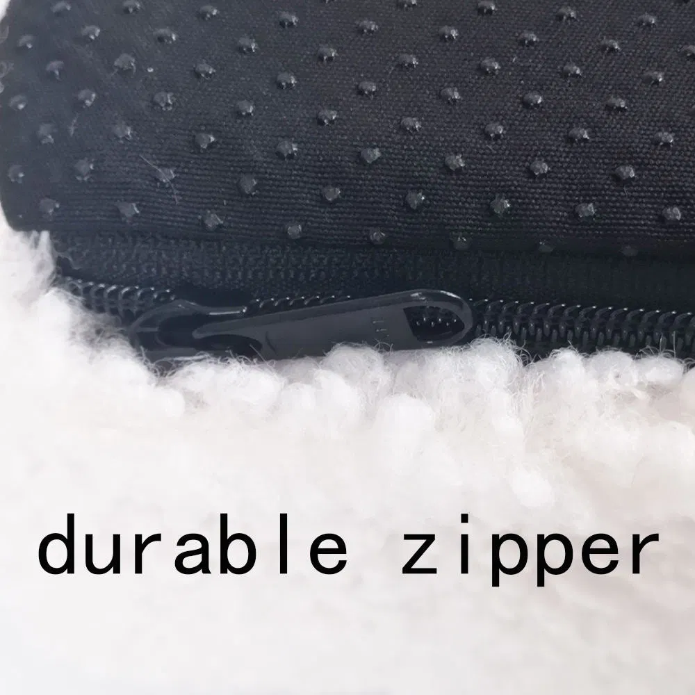 Water Channel Shaped Loop-Pile Non-Slip Bottom Sponge Dog Bed Dog Therapy