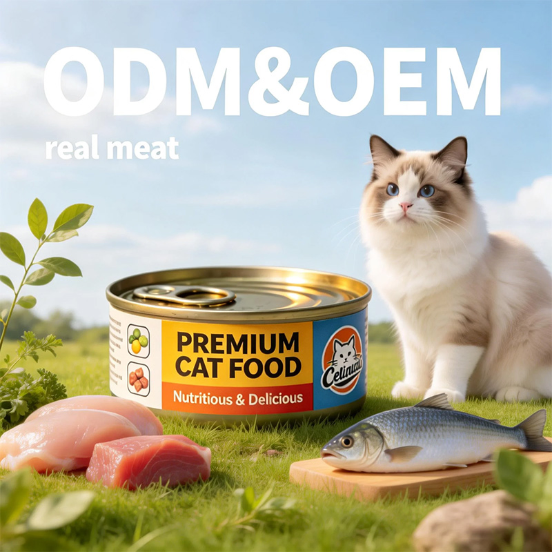 Bulk Supply OEM ODM Pet Food No Additives Wet Cat Food Canned