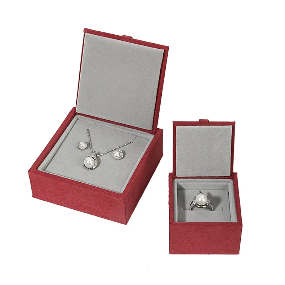 Customized Exquisite Gold-Edge Jewelry Packaging Boxes, Rings, Pendants, Necklaces and Gift Boxes