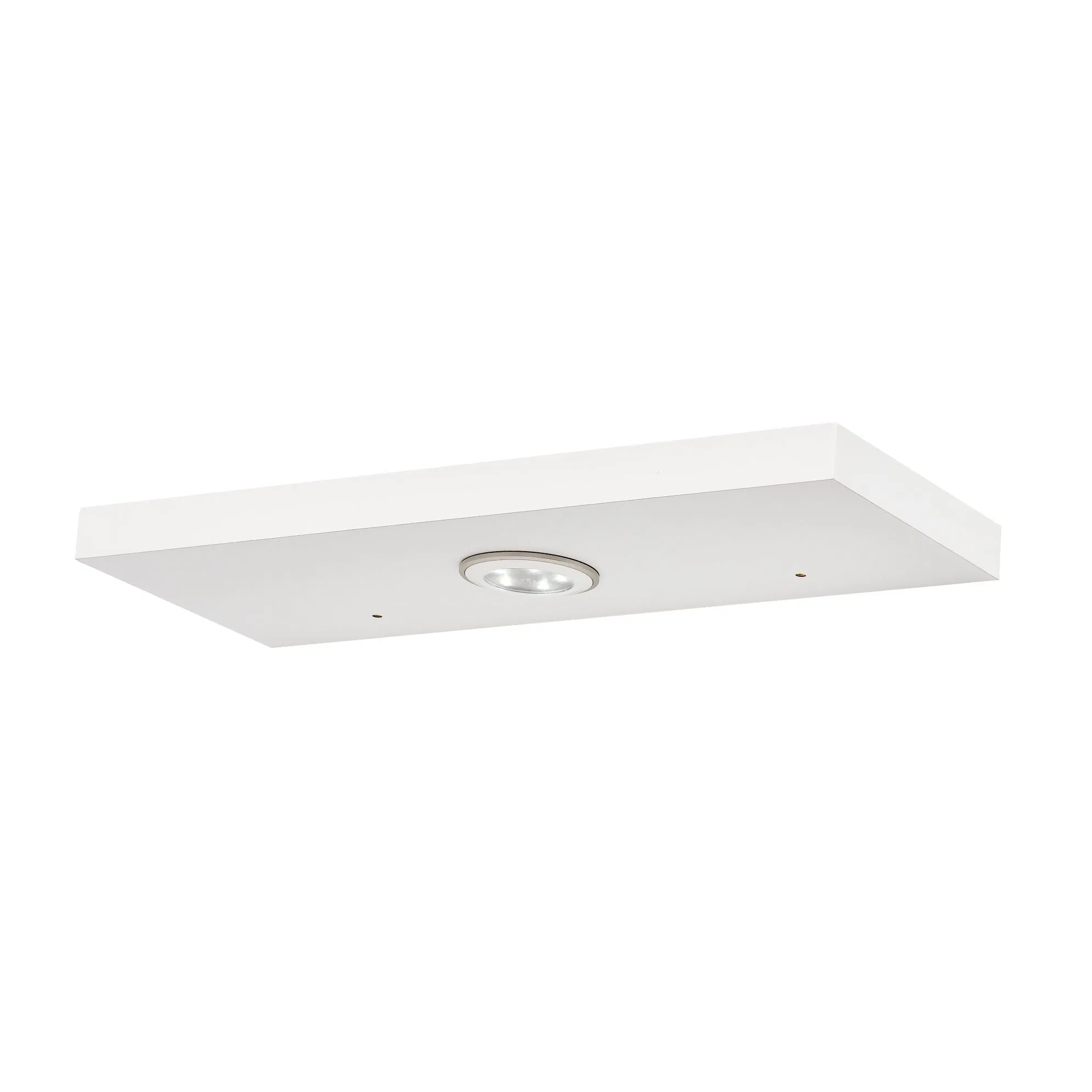 Elegant White Finished Floating Shelf with Built-in LED Light