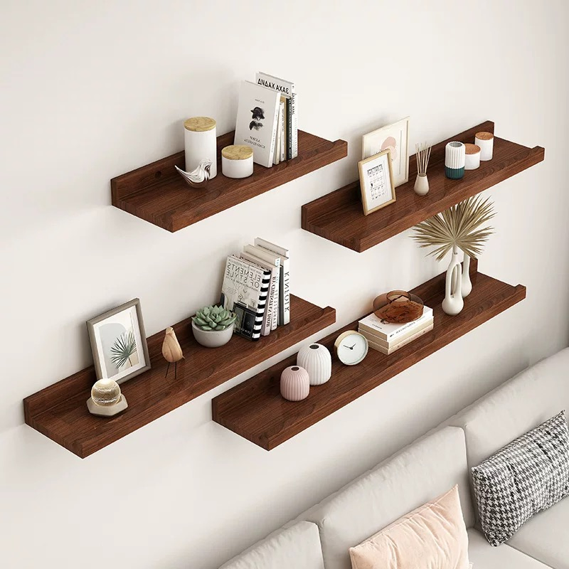 Wall Mounted Cabinet Wooden Home Furniture Floating Storage Shelves