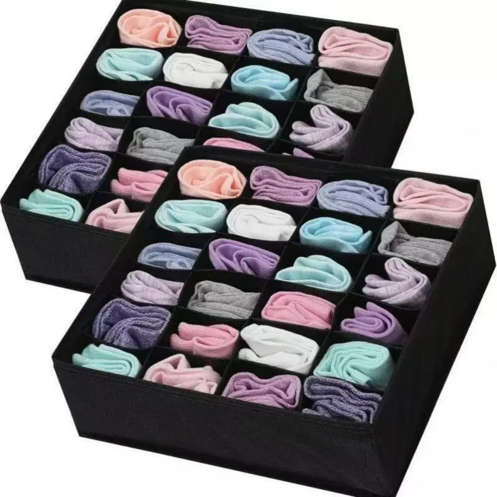 Collapsible Odor-Free Durable Elegant Underwear Drawer Organizer Divider