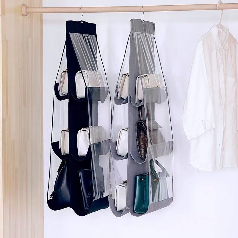 Durable Hanging Handbag Storage Organizer for Family Wardrobe Bedroom