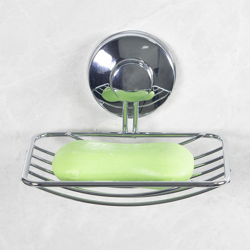 Promotional Bathroom Soap Holder Stainless Steel Bathroom Corner Floating Shelf Drain Soap Dish Soap Dispenser