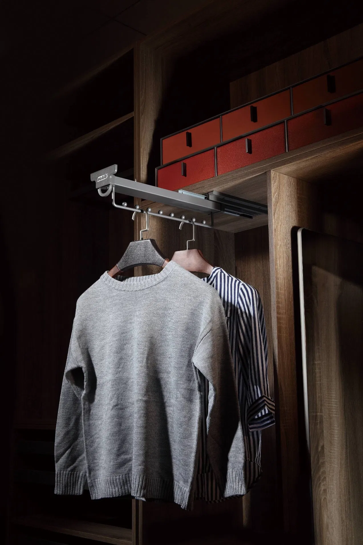 Wardrobe Accessories Top Attached Clothes Hanger Organizer