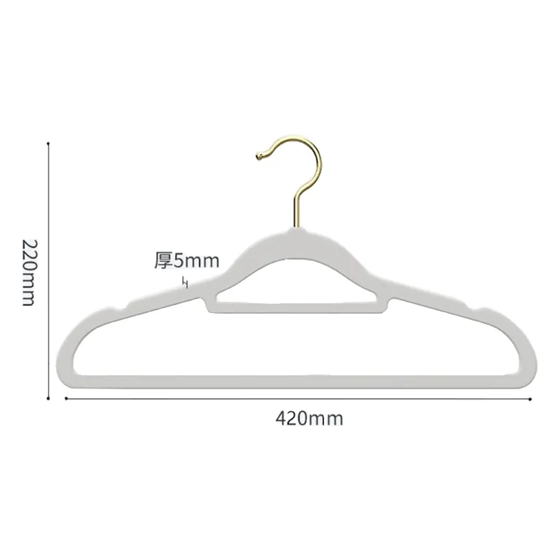 Velvet Hanger Detail 1