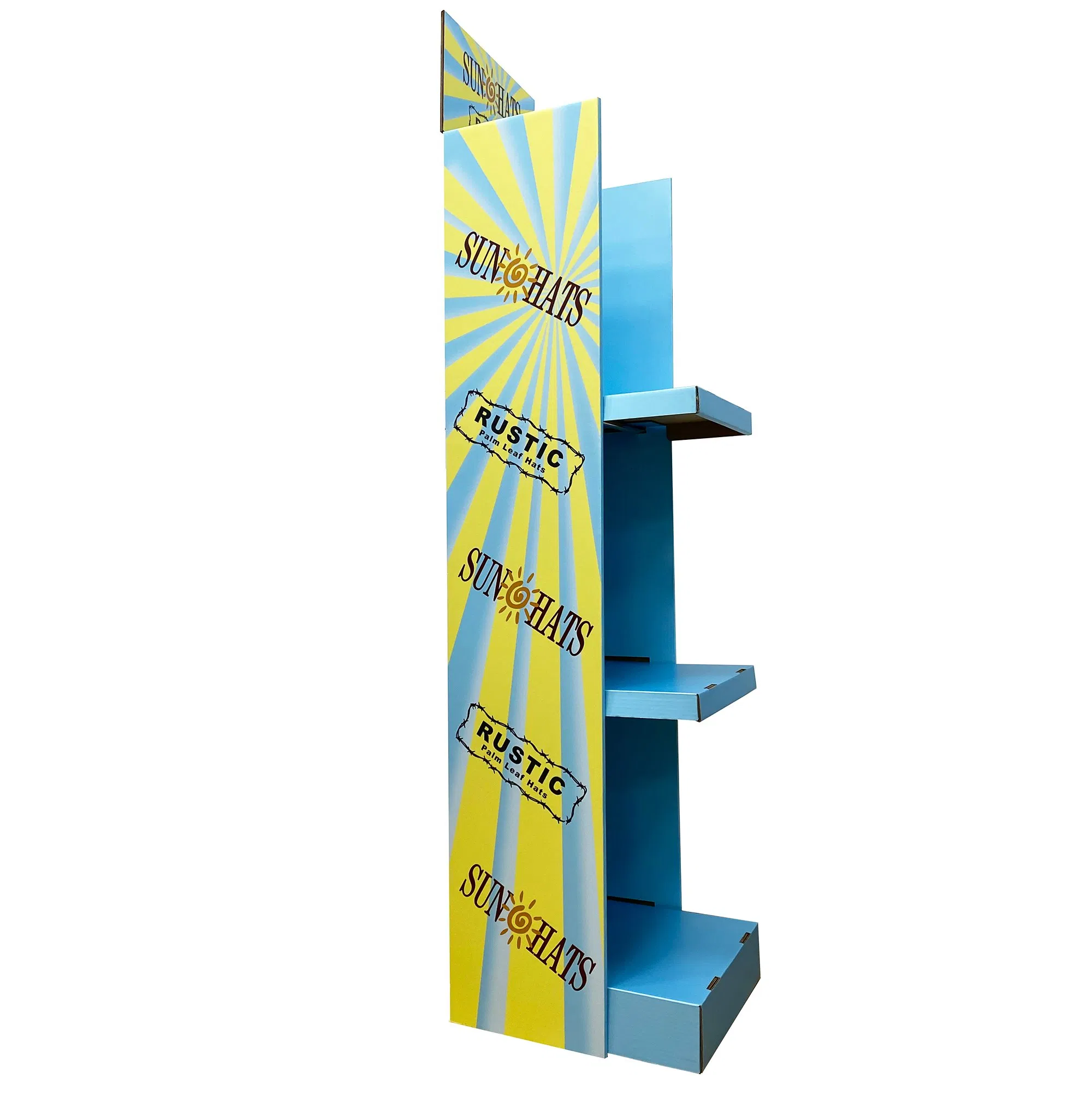 Strong Structure Hat Display Stand Cardboard Paper Display Rack