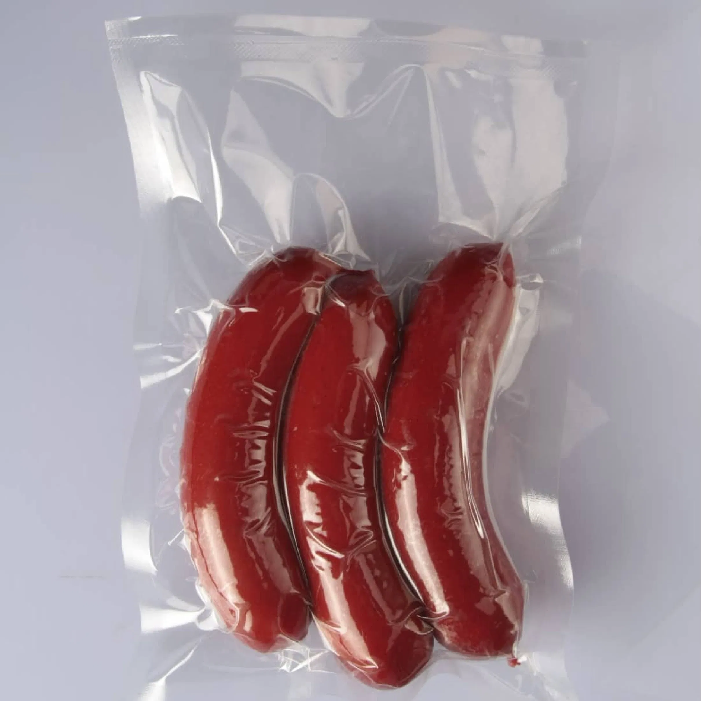 Plastic Hot Seal Food Packaging Vacuum Bags Three-Side Seal Bags Leakproof Zip Lock Fresh-Keeping Mylar Bags for Meat Seafood Freezer Storage Bag Sealer