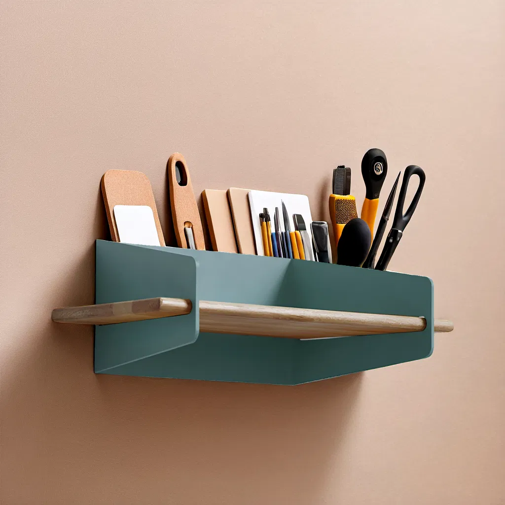 Contemporary Clear Acrylic Floating Wall Shelf Modern Home Decor