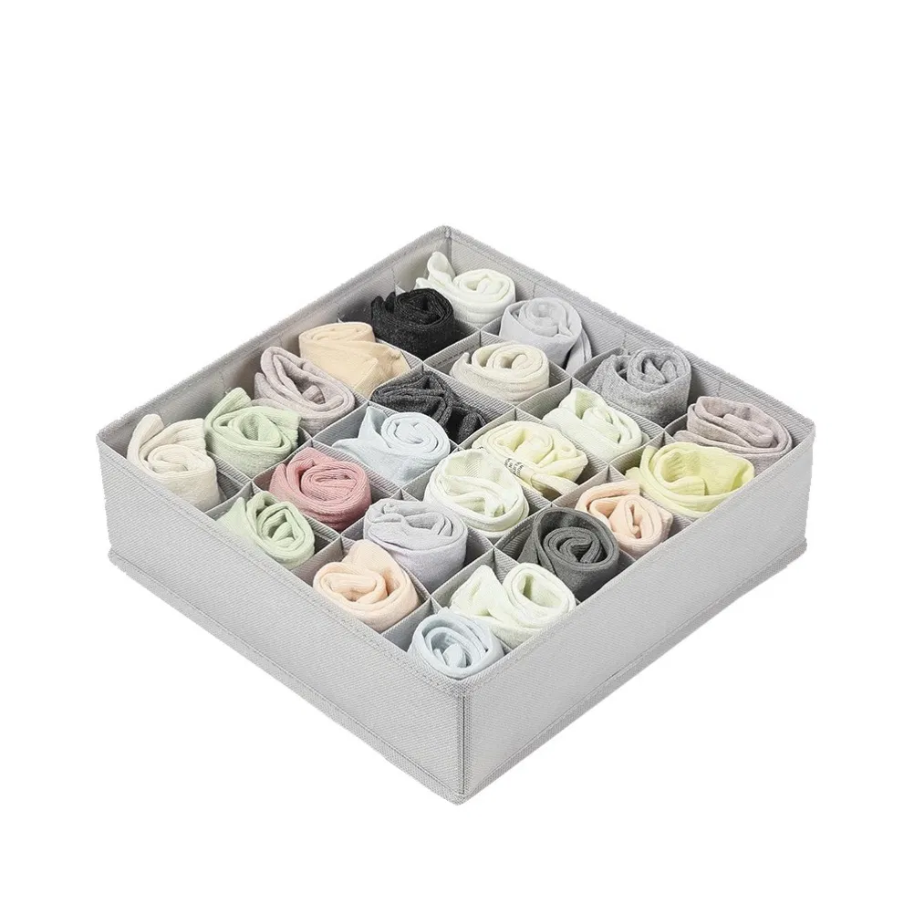 Reliable New Design Underwear Drawer Organizer Divider with 24 Grids for Apartment