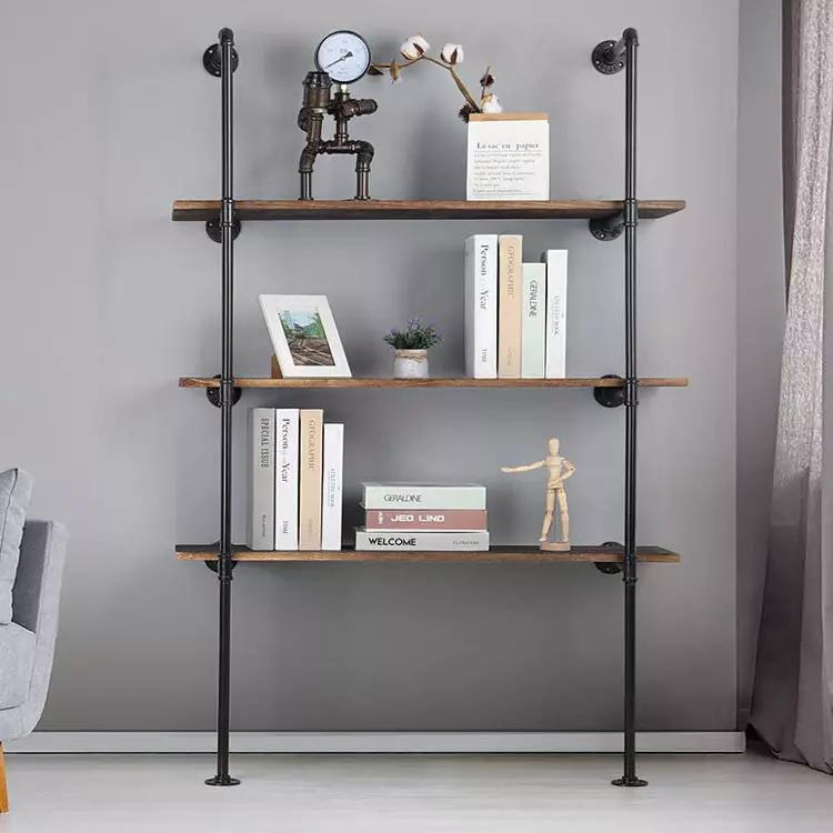Industrial Vintage Industrial Pipe Floating Shelf Industrial Wall Mount Iron Pipe Shelf Pipe Decor Wall Shelf