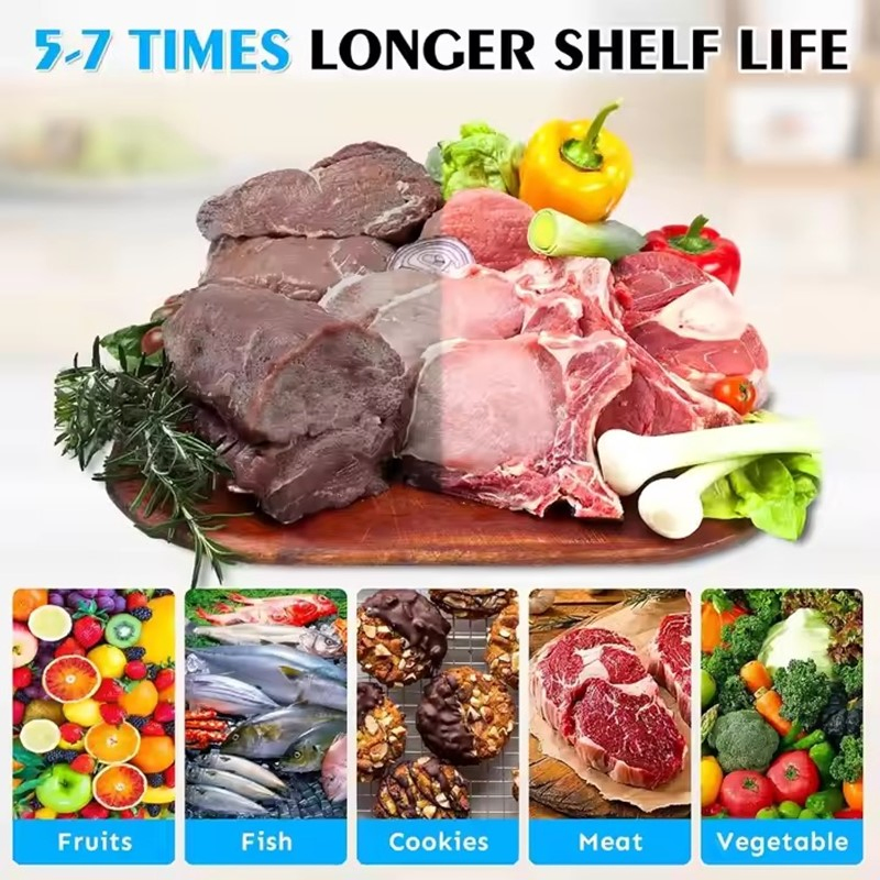 Vacuum Packing Seal Bag Meat Processed Frozen Nylon Textured LDPE Packaging Sealed Storage Embossed Vacuum Sealer Bags for Food