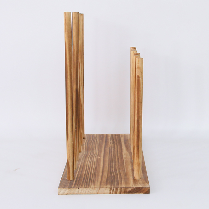 FSC&BSCI Solid Wood Free Standing Boot Rack Organizer