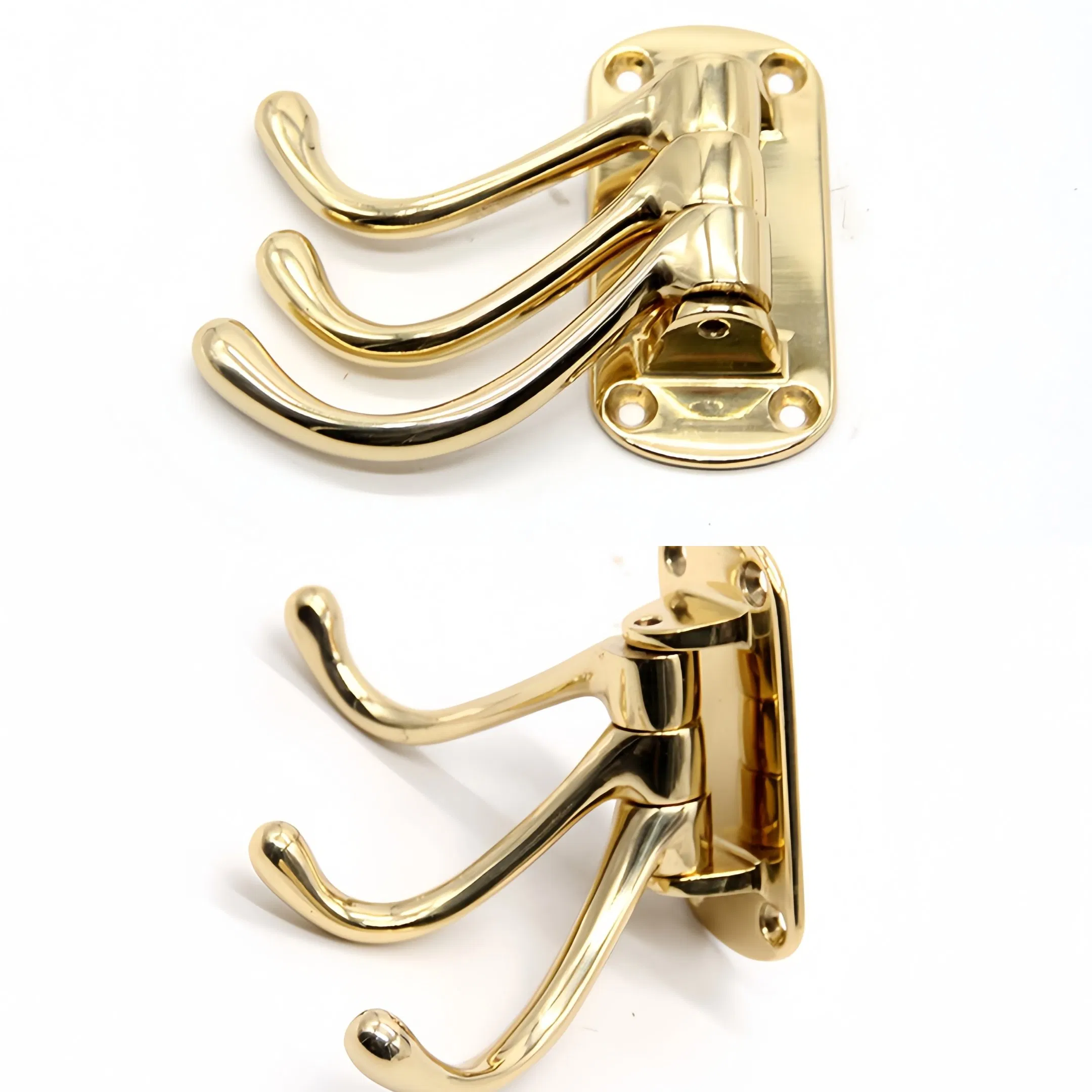 B-HK02-PB Bathroom Accessories Wall-Mounted Brass bathroom Hook