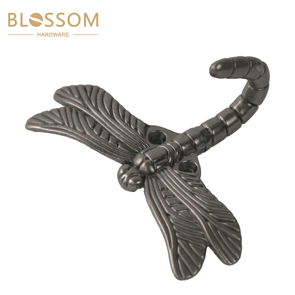 Advantageous Design Bathroom Wall Mounted Hook Handmade Silver Color Aluminium Wall Hook with Excluisve Quality