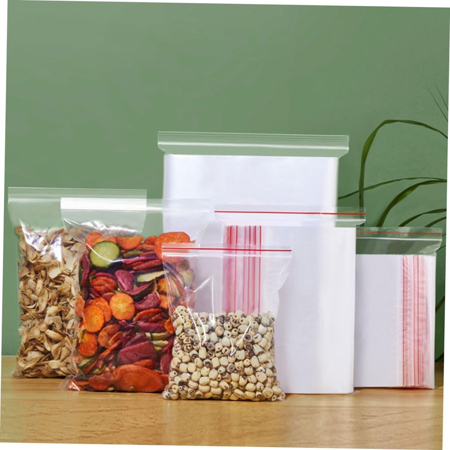 Food Storage Vacuum PE Standing Chicken Freezer Bags Meat Produce Reusable Zip