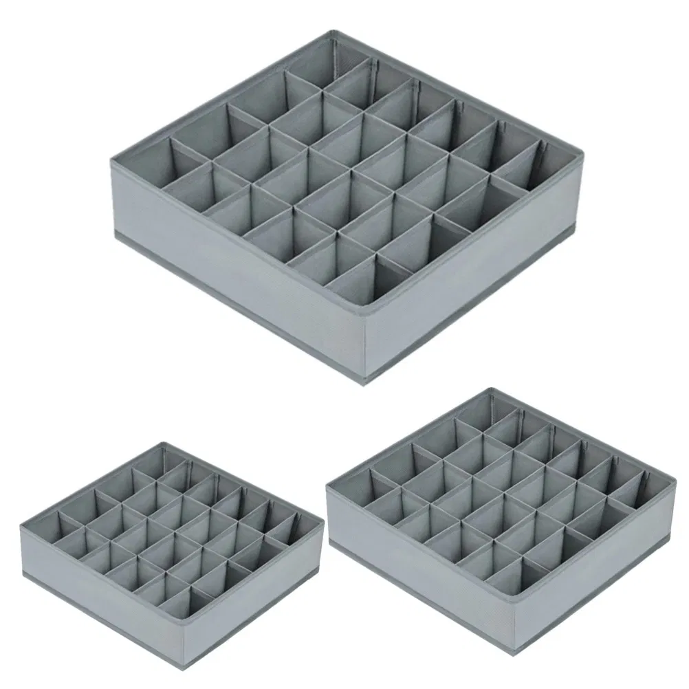 Reliable New Design Underwear Drawer Organizer Divider with 24 Grids for Apartment