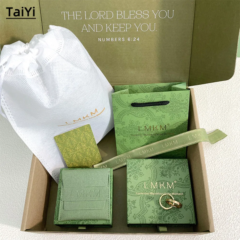 Custom Recyclable Jewelry Set Box R Packaging Drawe Cardboard Jewelry Box