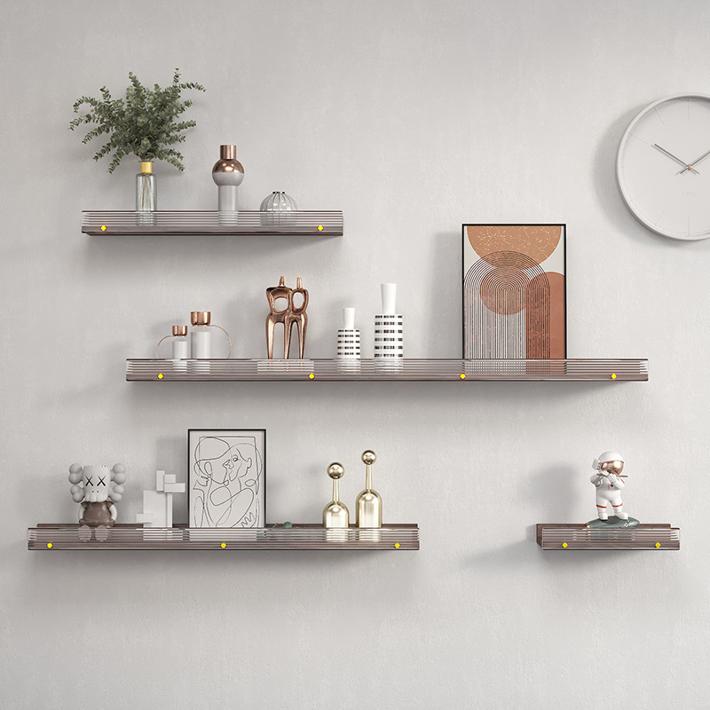 Modern Design Floating Solid Wood Wooden Wall Book Shelf for Study