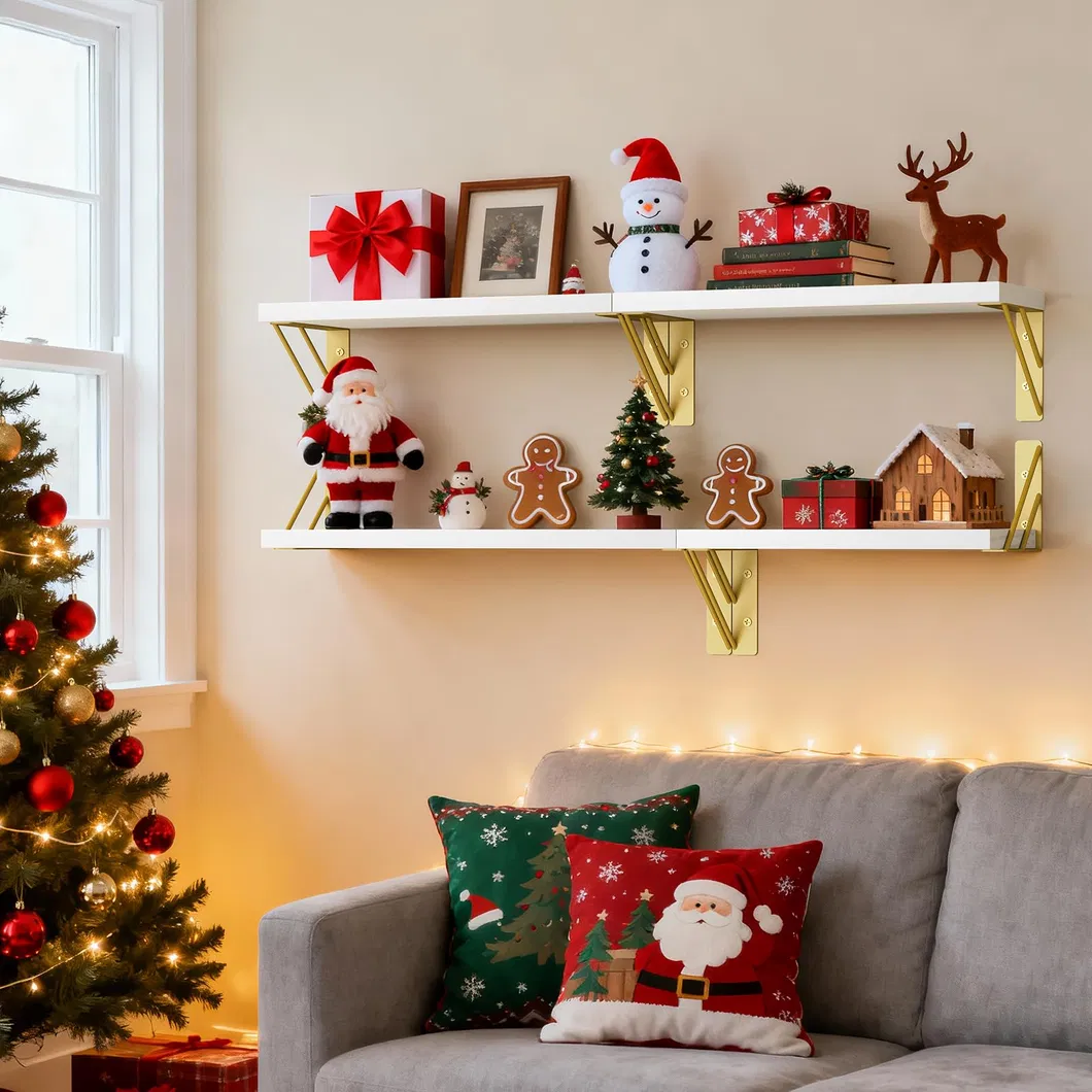 Black Floating Shelves Display