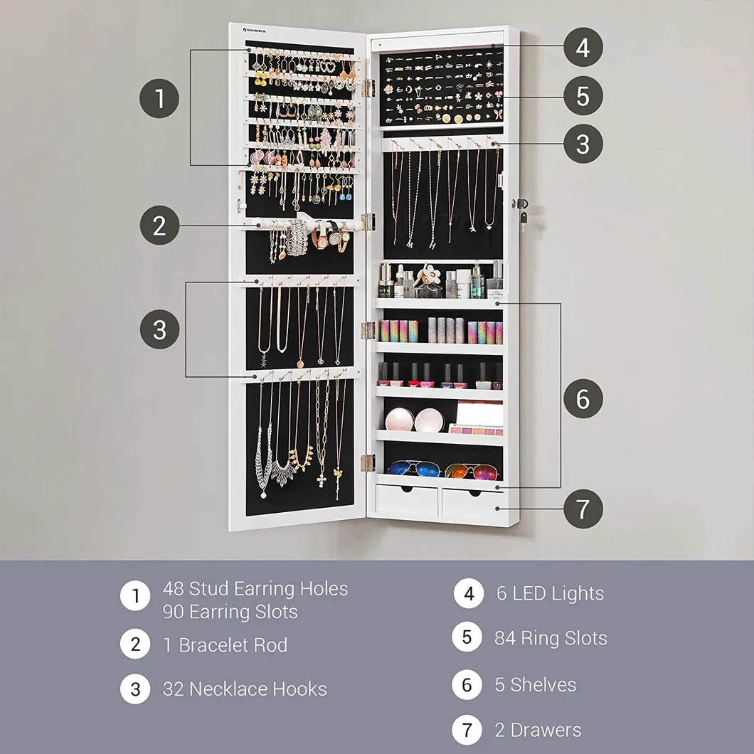 Jewelry Cabinet Mirror