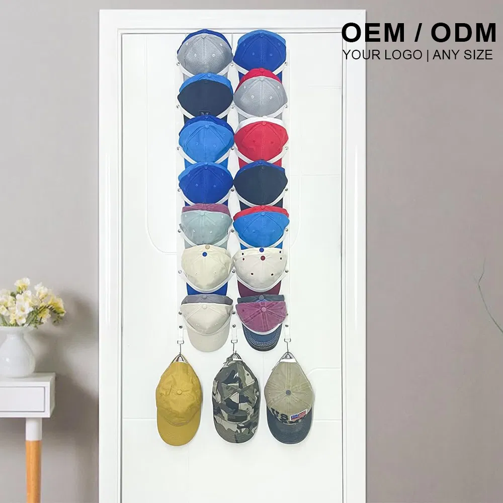 Over The Door Multiple Caps Display Storage Racks, Holder Organizer for Sports