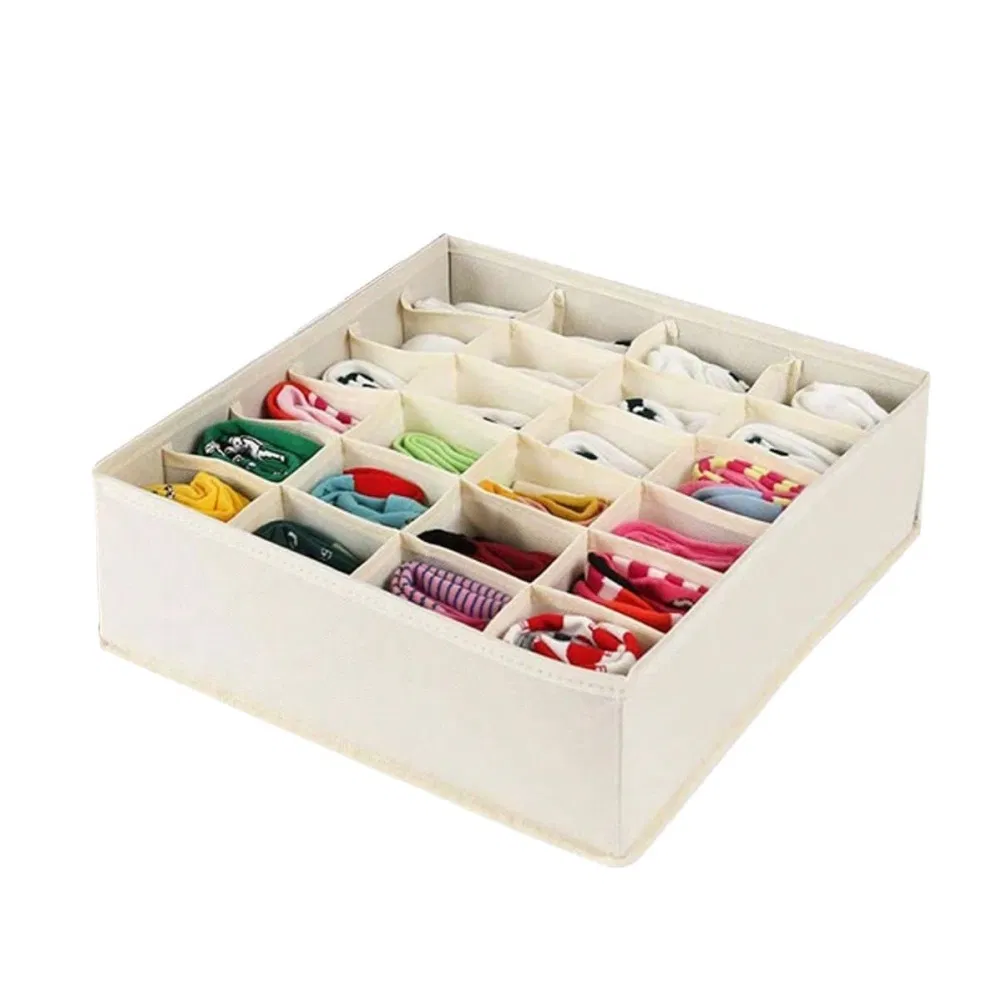 Lightweight Strong Collapsible Underwear Drawer Organizer Divider for Home