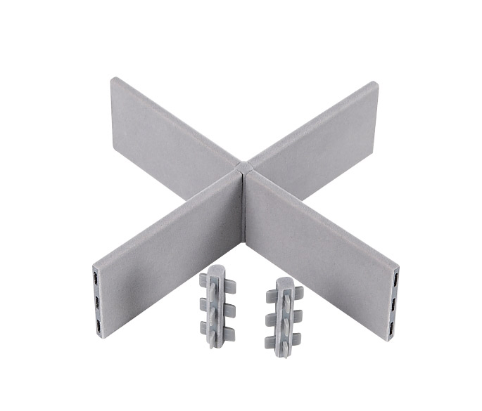 Drawer Divider in Plastic with Leather Finish for Bedroom Furniture