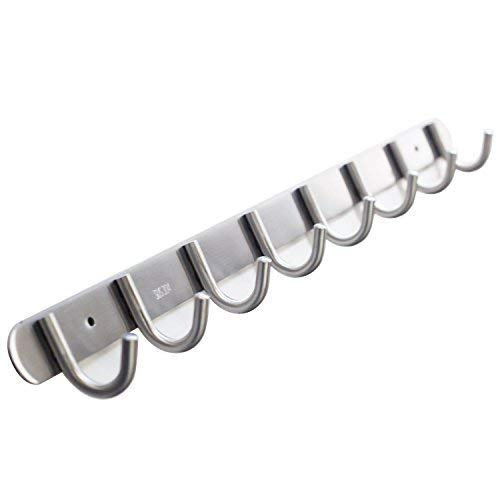 Wall Mounted Aluminum Bathroom Accessories Outdoor Towel Hooks Living Room Towel Clothes Row Hook