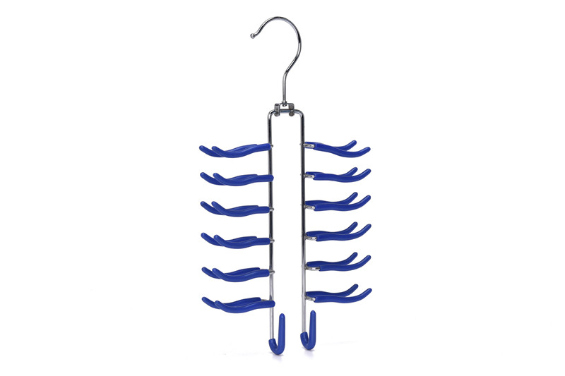 Multifunctional Wholesale Metal Hangers for Tie Belts Anti Slip Wire Hangers Manufacturer