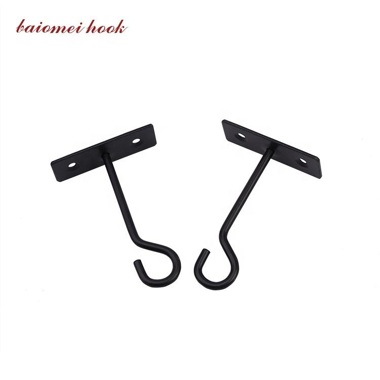 Manufacturer Factory Black Wall Mounted Coat Display Hooks Hanger for Hanging Hat