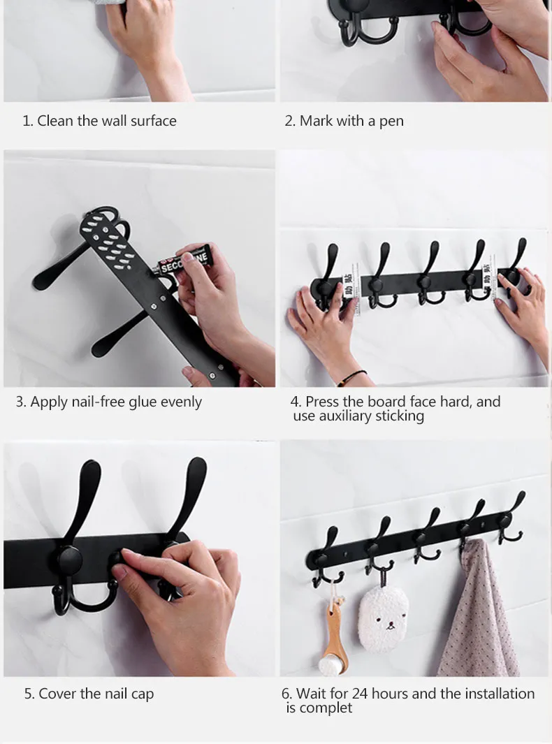 Wall Mounted Hook Detail 13