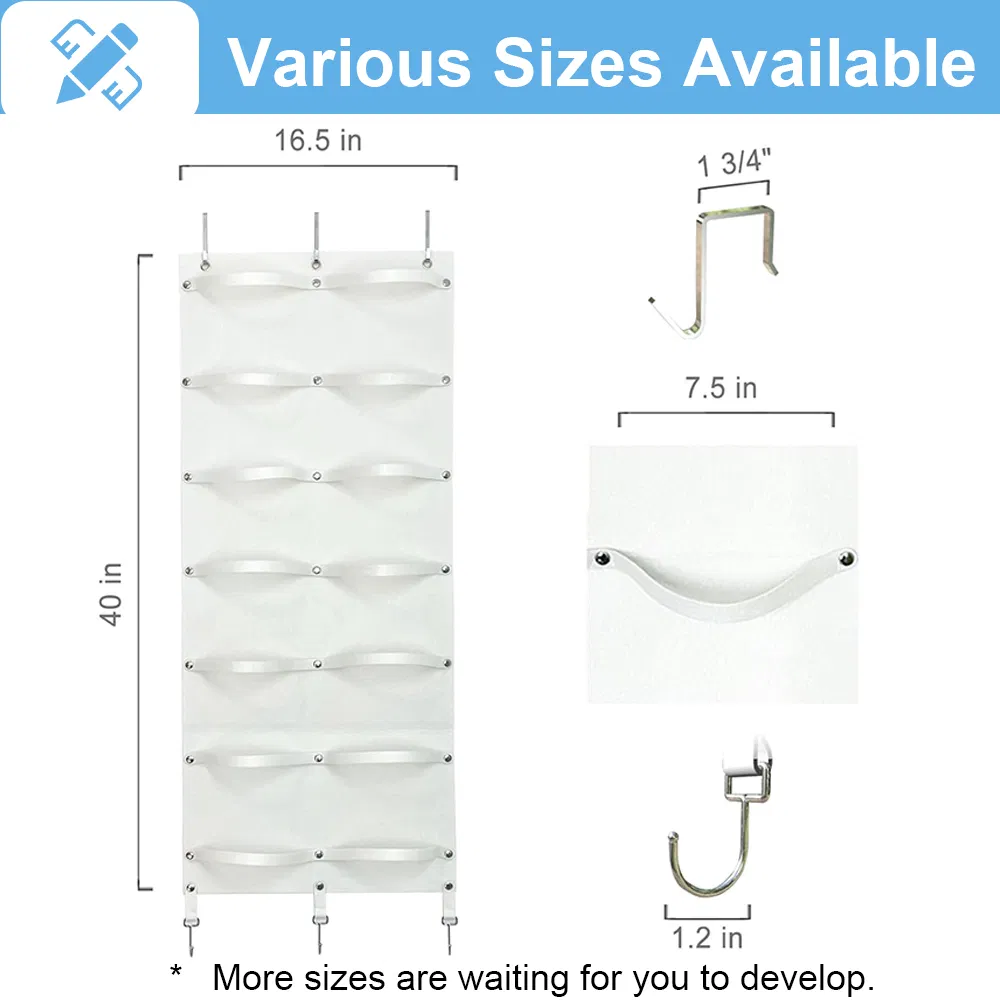 Over The Door Multiple Caps Display Storage Racks, Holder Organizer for Sports