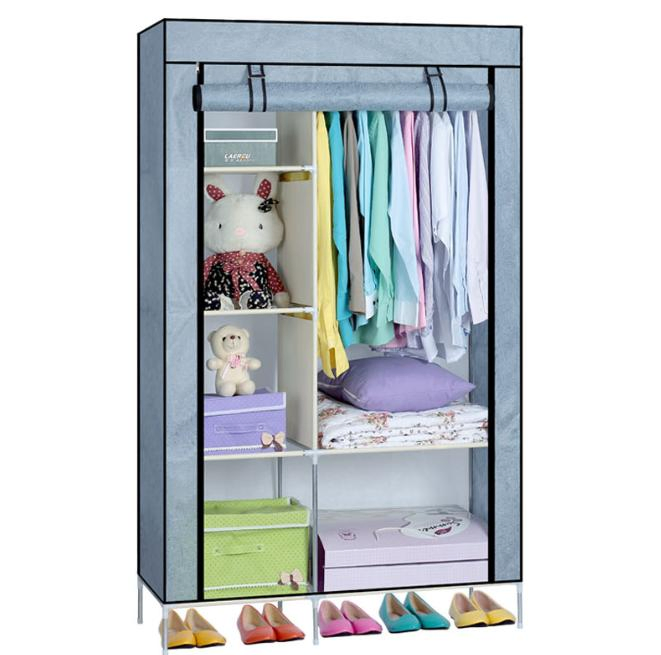 Portable Durable Easy Assemble Non-Woven Closet Wardrobe Storage Organizer