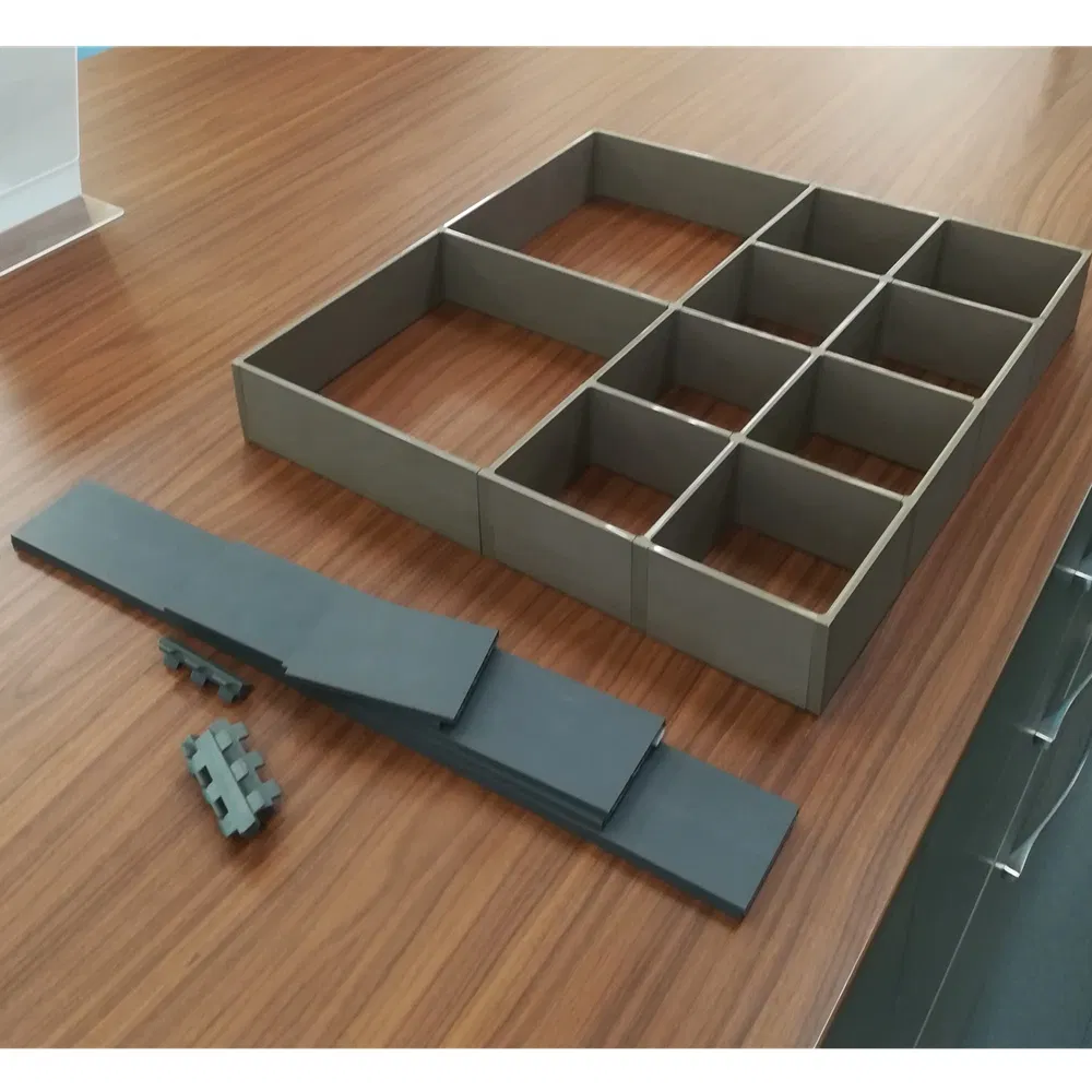 PVC Drawer Divider with Leather Finish for Wardrobe Drawer