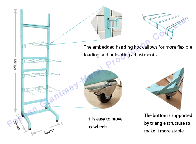 Giantmay Multi-Purpose Gloves, Hat, Sock Display Wire Rack