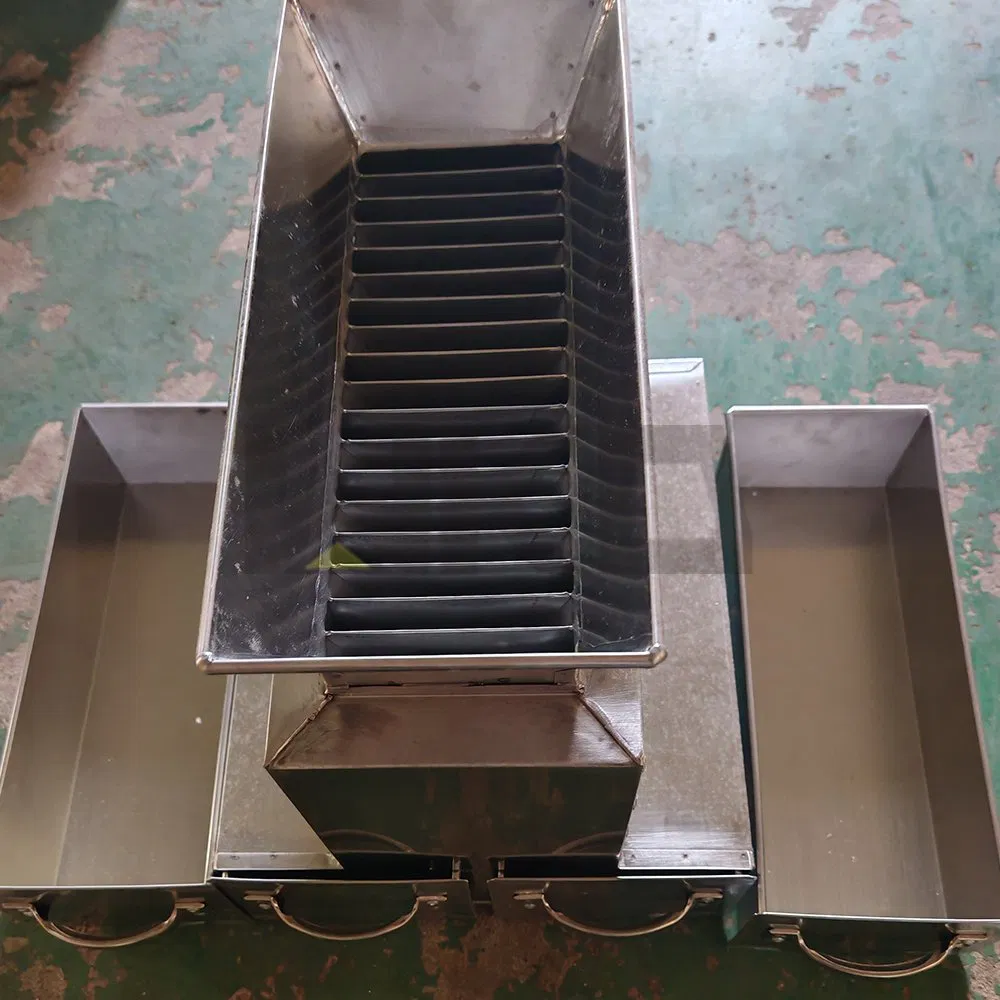 Sampler Dividers Testing Equipment 16 18 24 32 Grooves Sample Riffle Mine Coal Separator with 2 Drawers
