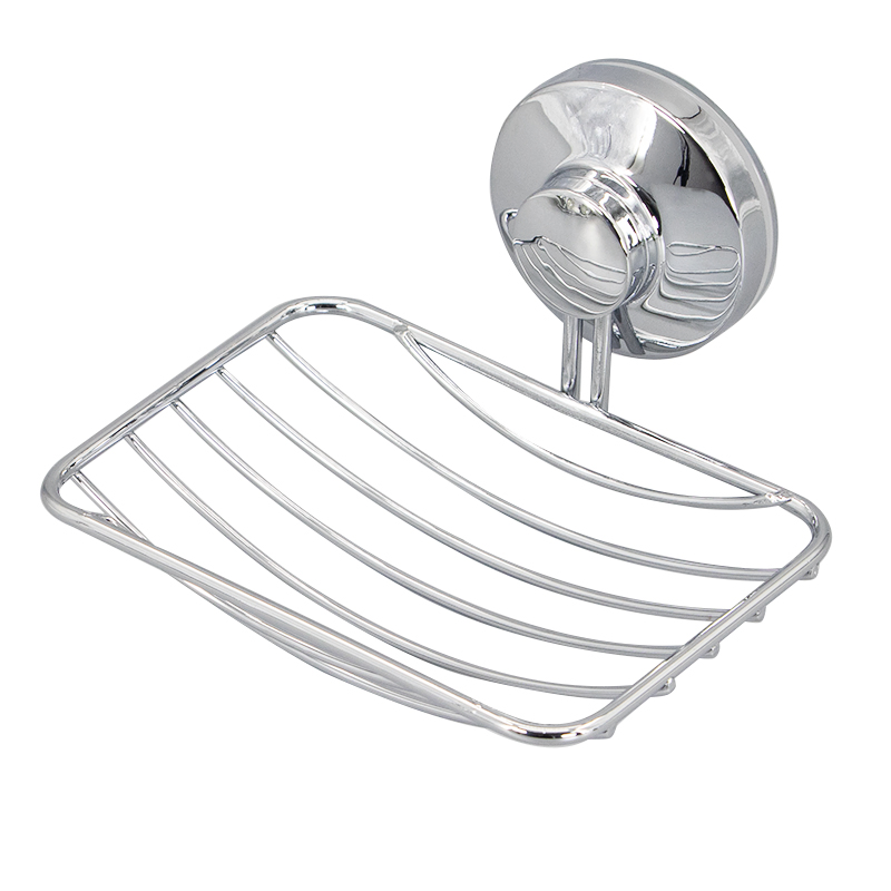 Promotional Bathroom Soap Holder Stainless Steel Bathroom Corner Floating Shelf Drain Soap Dish Soap Dispenser