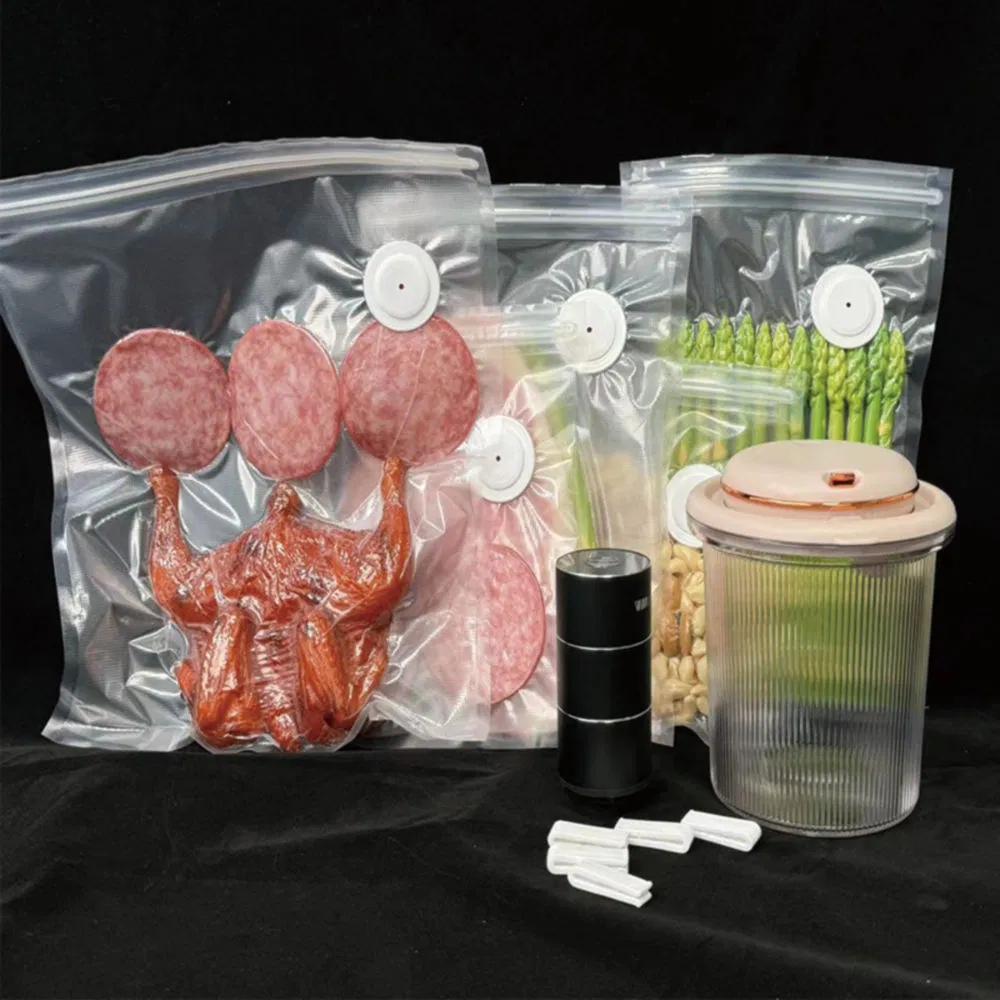 Reusable Vacuum Food Storage Bags Vacuum Zipper Bags
