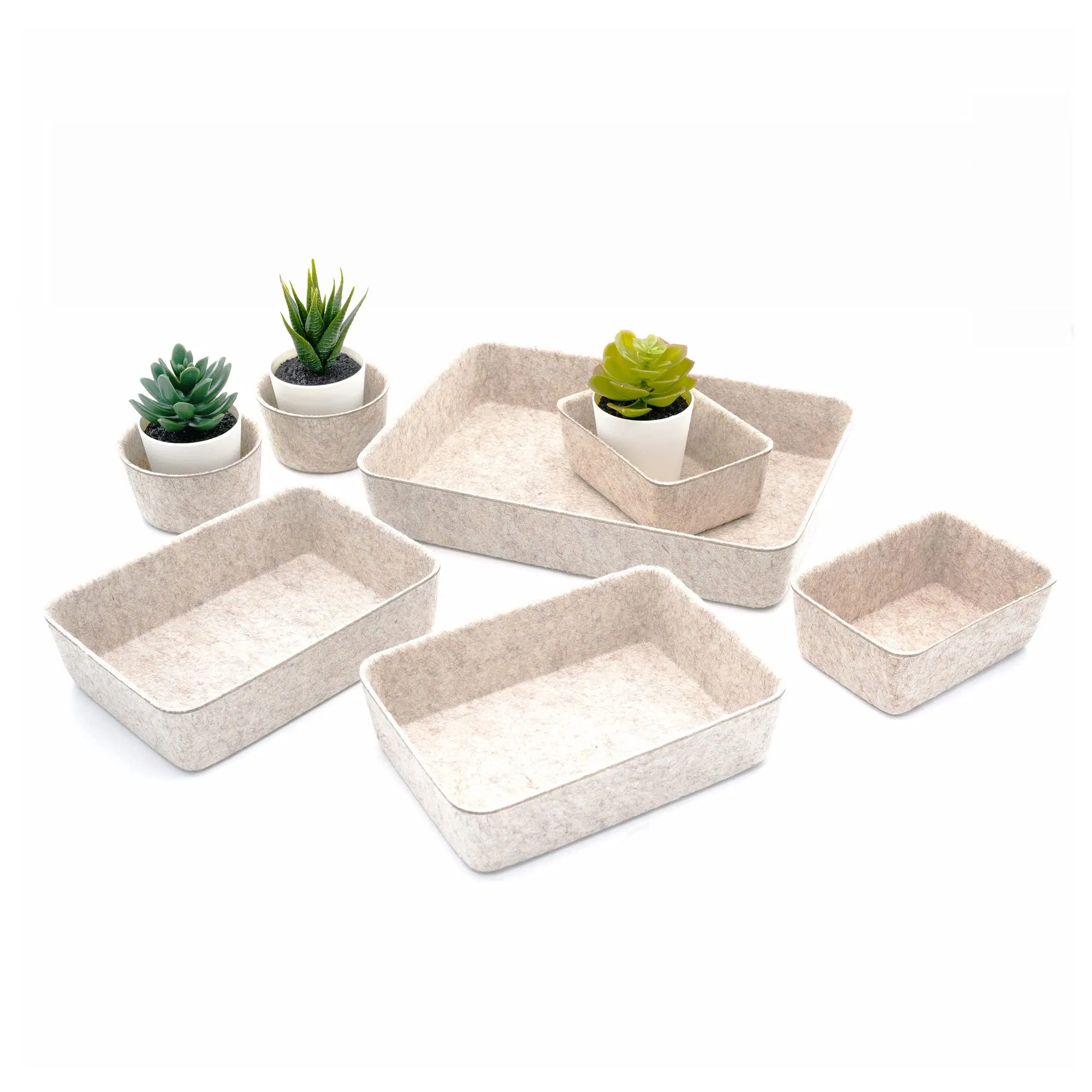 Felt Drawer Organizer Dividers for Dresser Drawers Container Desk Drawer Dividers for Clothing