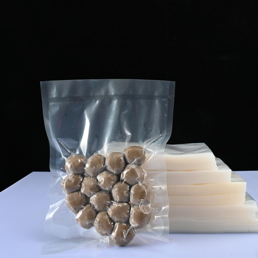 Sous Vide Chamber Use Smooth Polos Plain Food Meat Sausage Fish Frozen Vacuum Packaging Storage Sealer Seal Plastic Pouch Bag