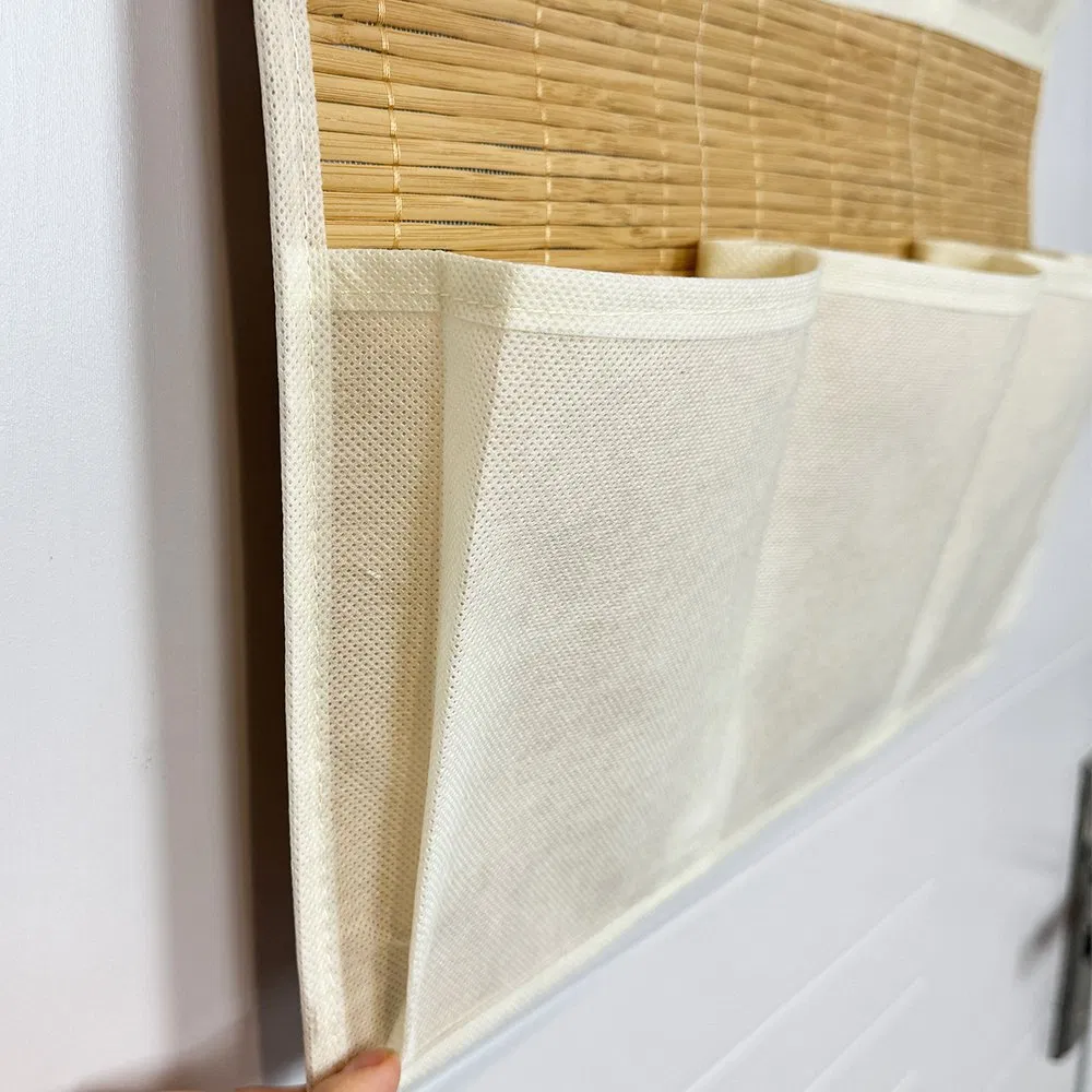 Wholesale Foldable Bamboo Over The Door Organizer for Clothes Bra Socks