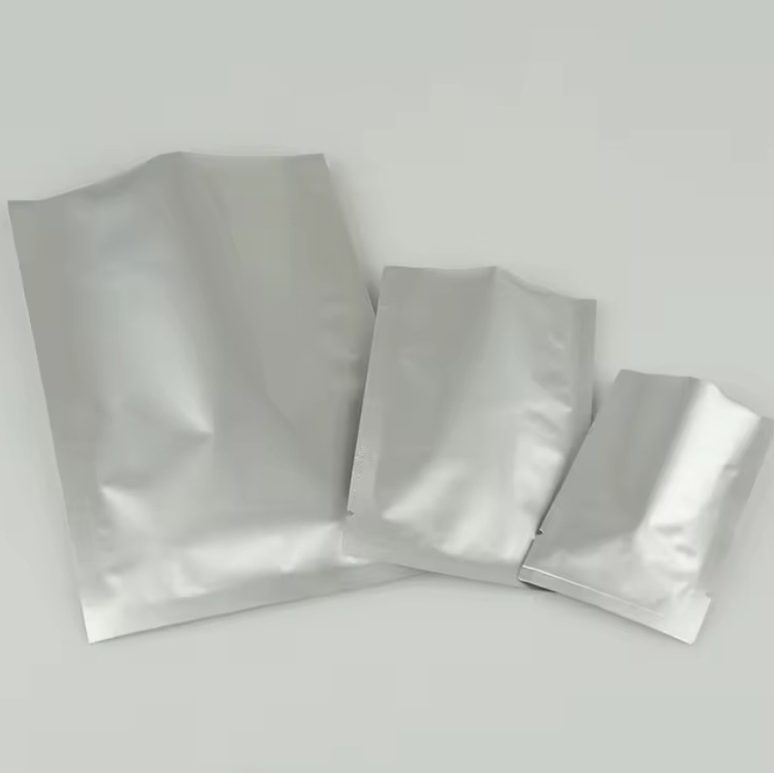 Food Grade Vacuum Heat Sealable Aluminum Foil Bag Open Top Mylar Foil Packing Pouches Bulk Food Storage Bags Retort Pouch Food Packing