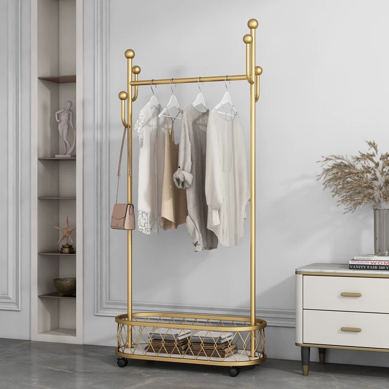 Hot Selling Modern Design Simple Floor Shoes Hat Dressing Racks Hanger