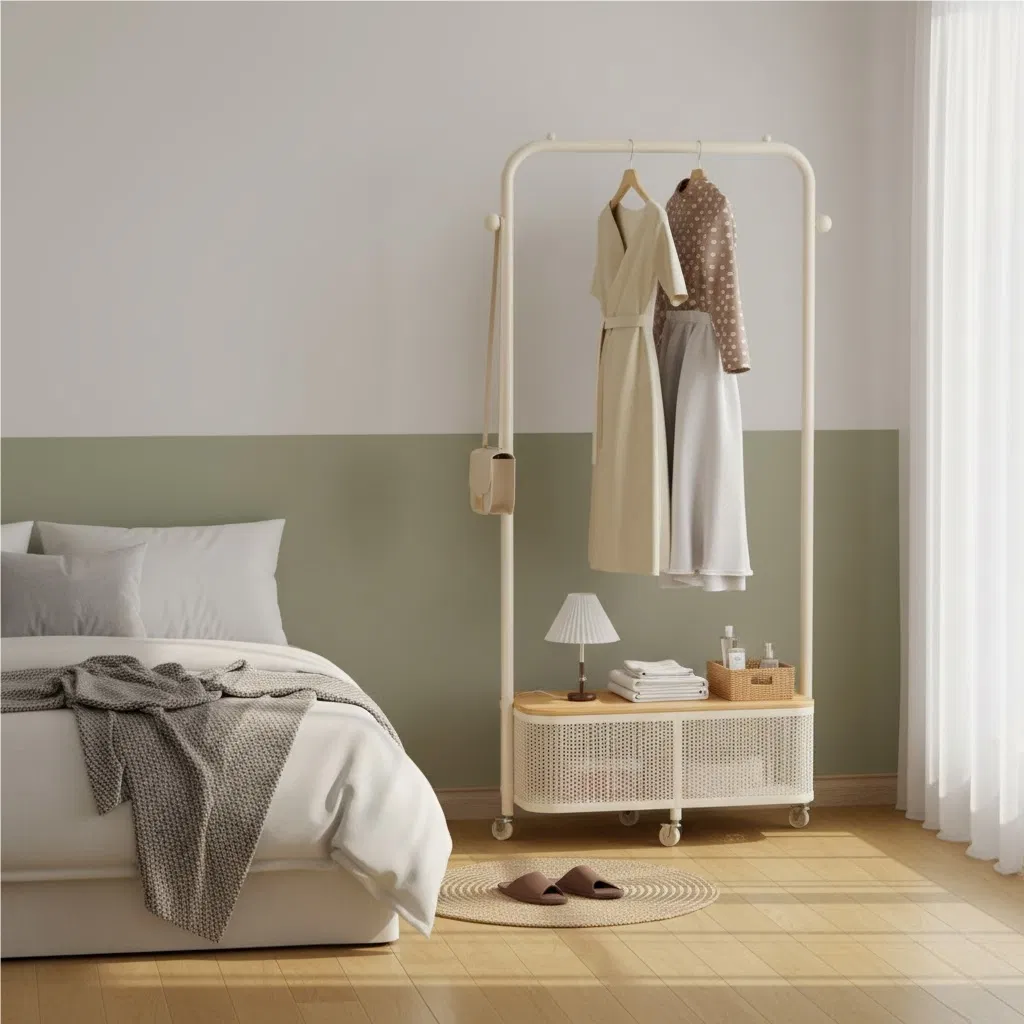 Stylish Floor Standing Wardrobe Rack