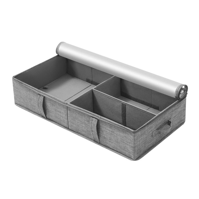 Foldable Under Bed Storage Container Closet Organizer for Blankets Towels with Handle