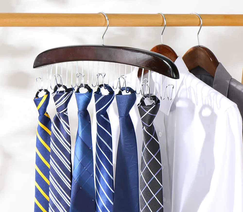 Wooden Tie/Belt/Scarf Hangers