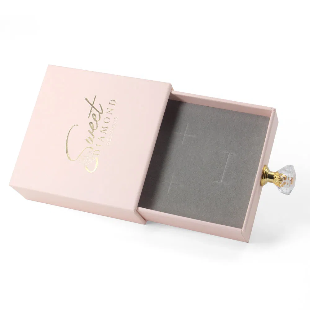 Jewelry Gift Package Box with Bag for Necklace Earring Gift Jewelry Packaging Paper Box