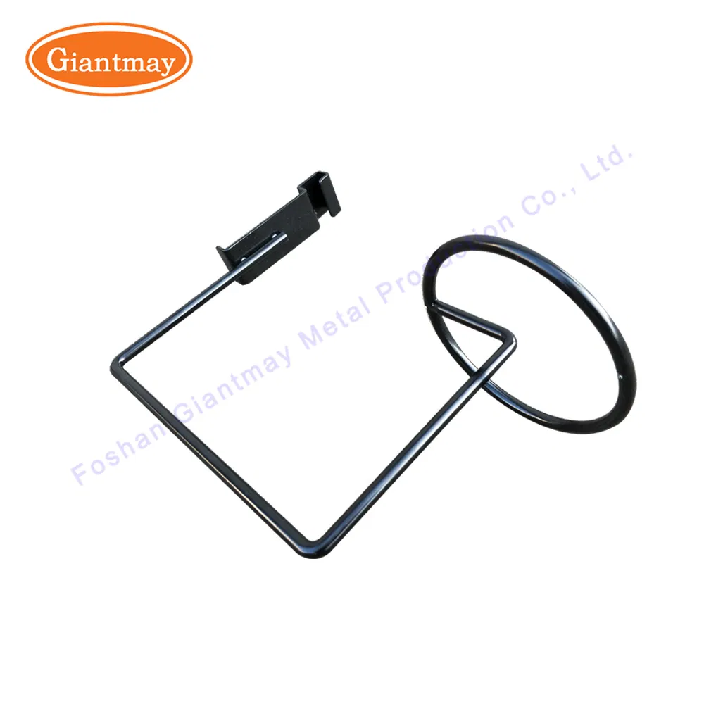 3 Sided Triangle Metal Wire Spinner Rotating Shoes and Hats Floor Display Rack